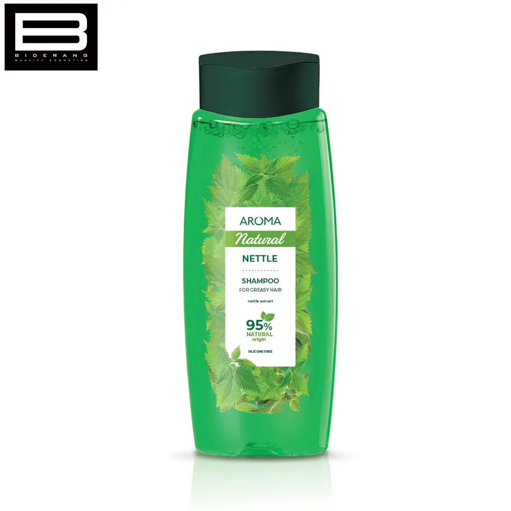 شامپو موهای چرب آروما حاوی گزنه حجم 400ml