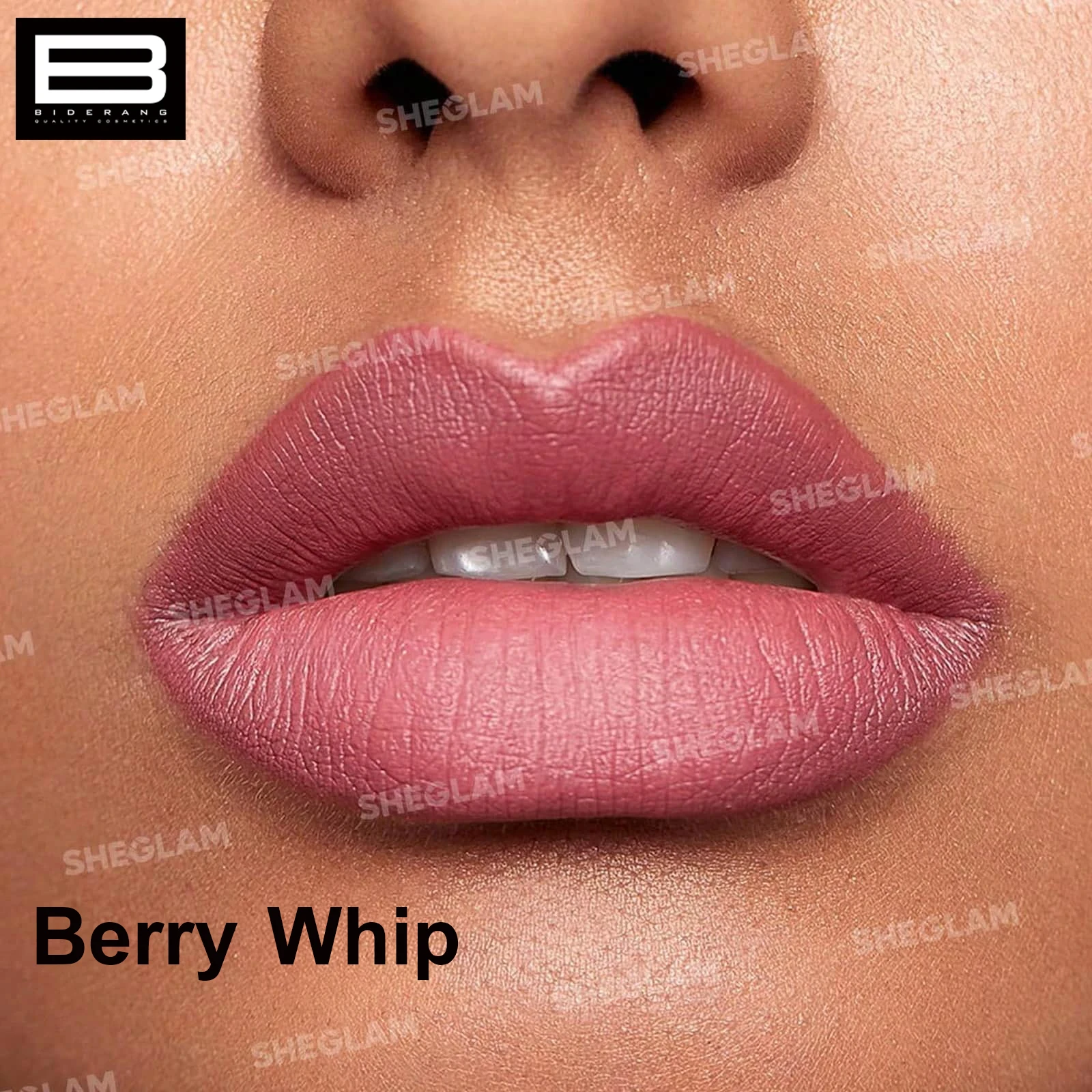 رژ لب و مداد لب دو طرفه شیگلم رنگ. BERRY WHIP