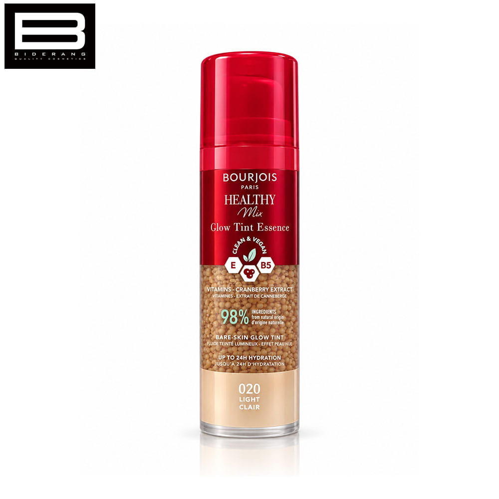 خرید کرم پودر هلثی میکس بورژوا مدل Glow Tint Essence